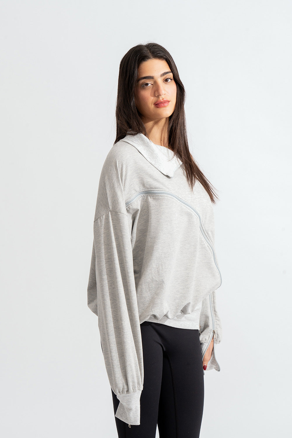 CONTOUR ZIP SWEATSHIRT