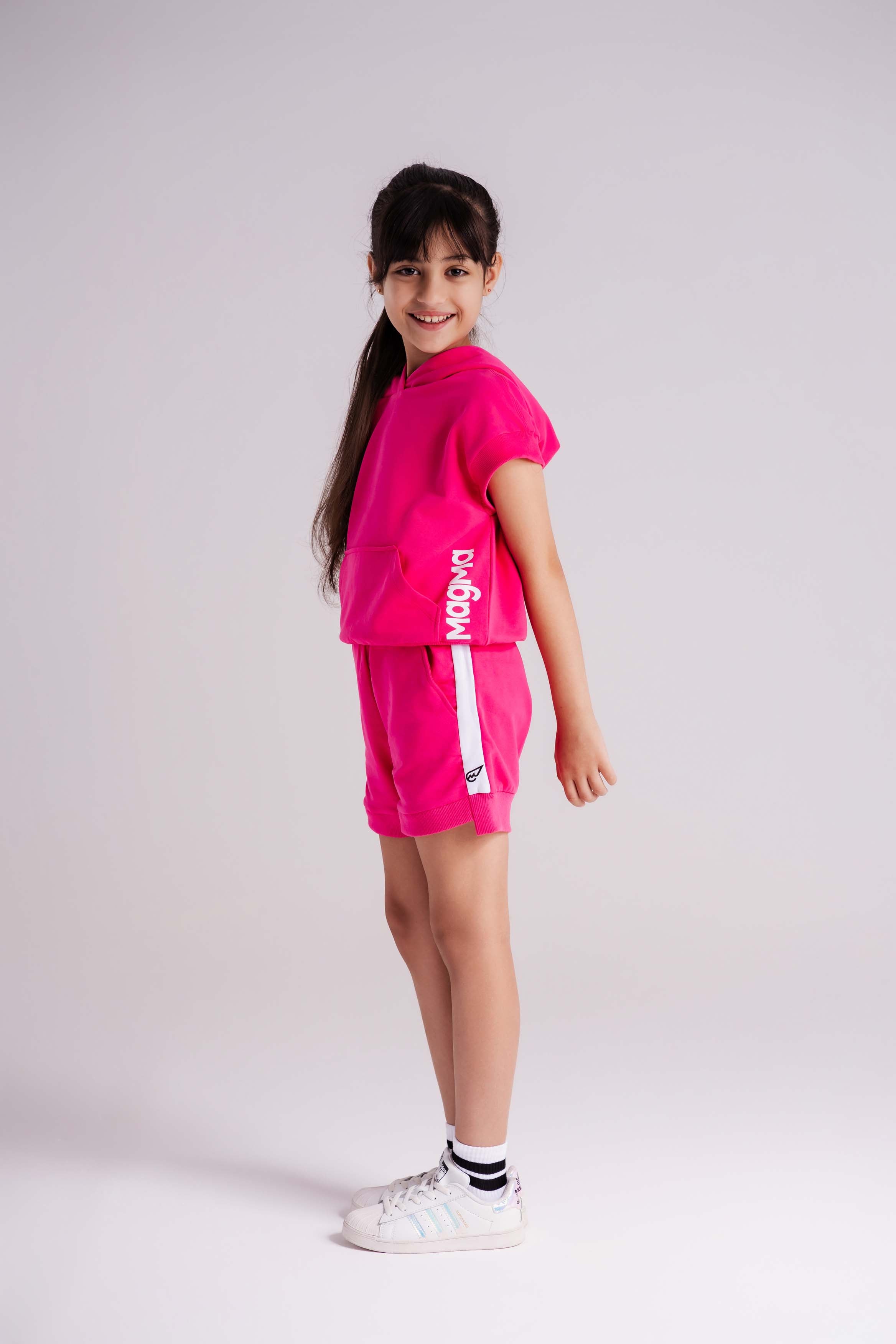 Girls StripeEase Athletic Shorts