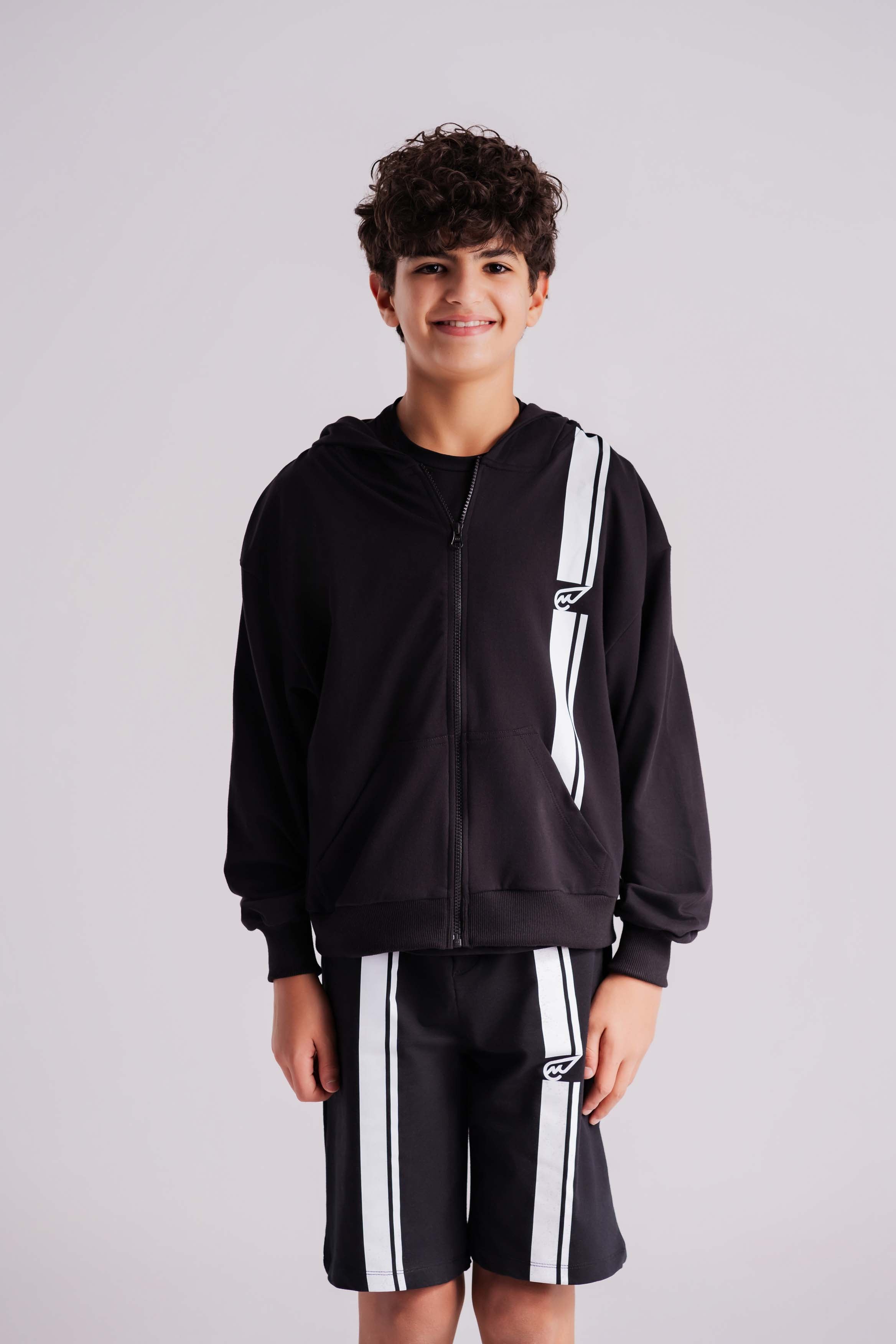 MonoStripe Boys Jacket
