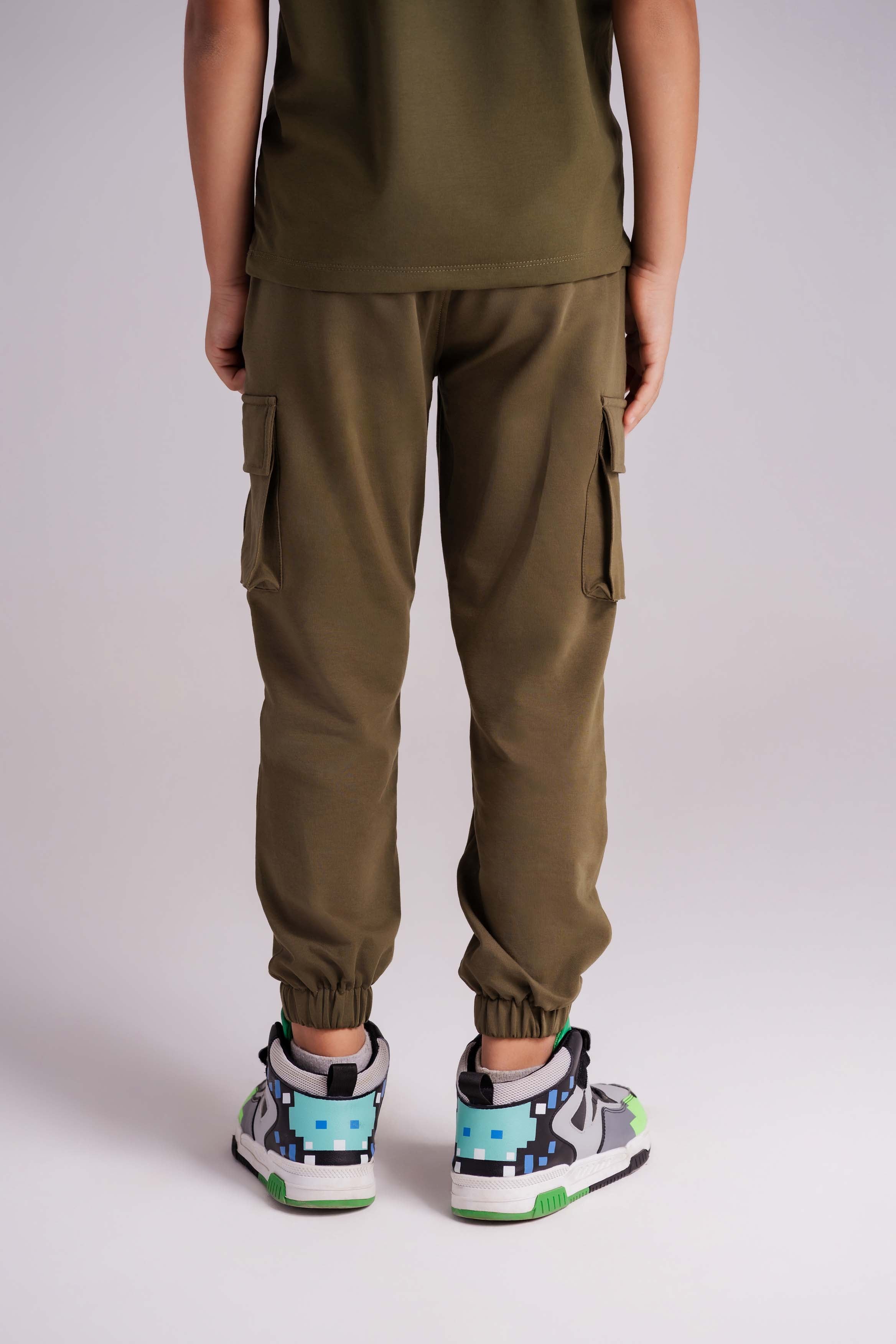Boys Cargo Sweatpants