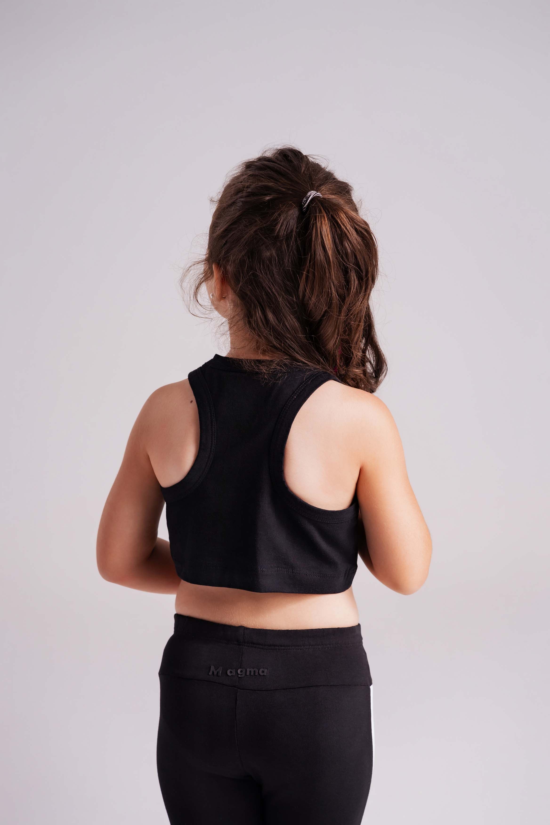 Girls Essential Crop Tank