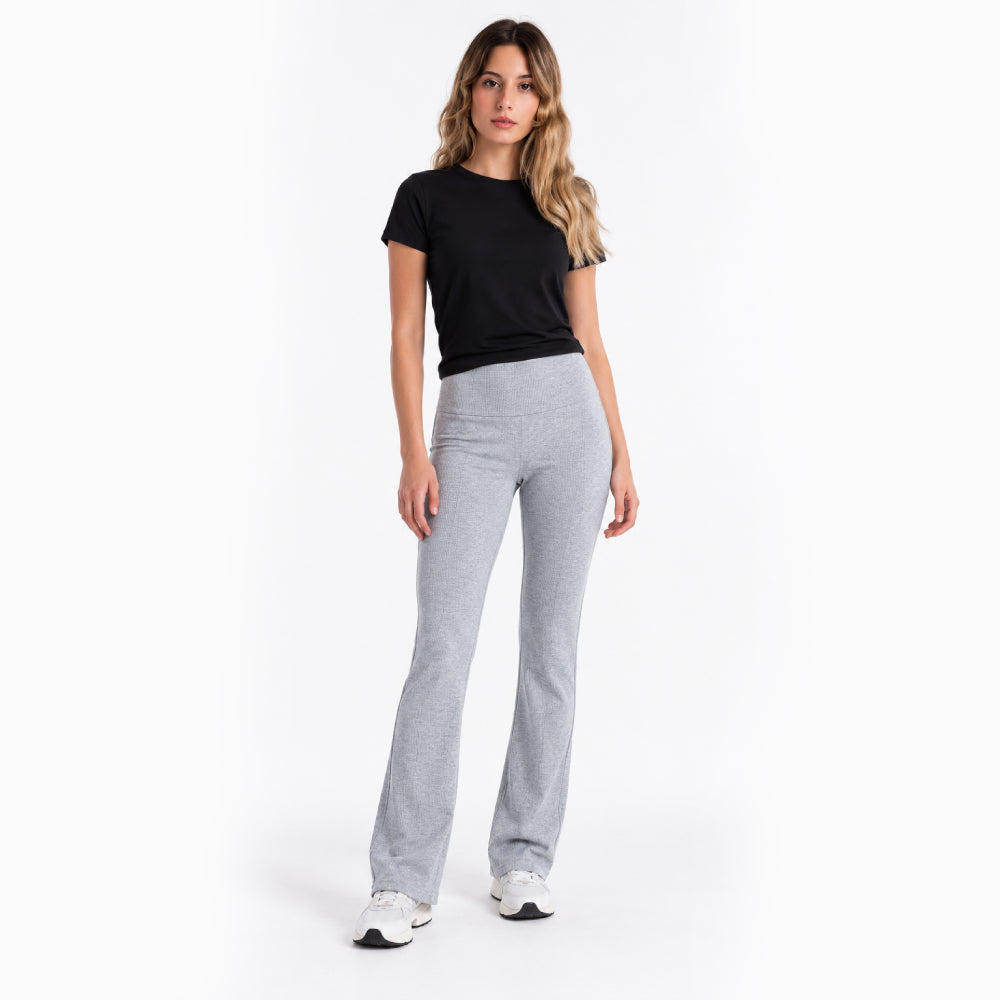 RIBBED YOGA PANTS