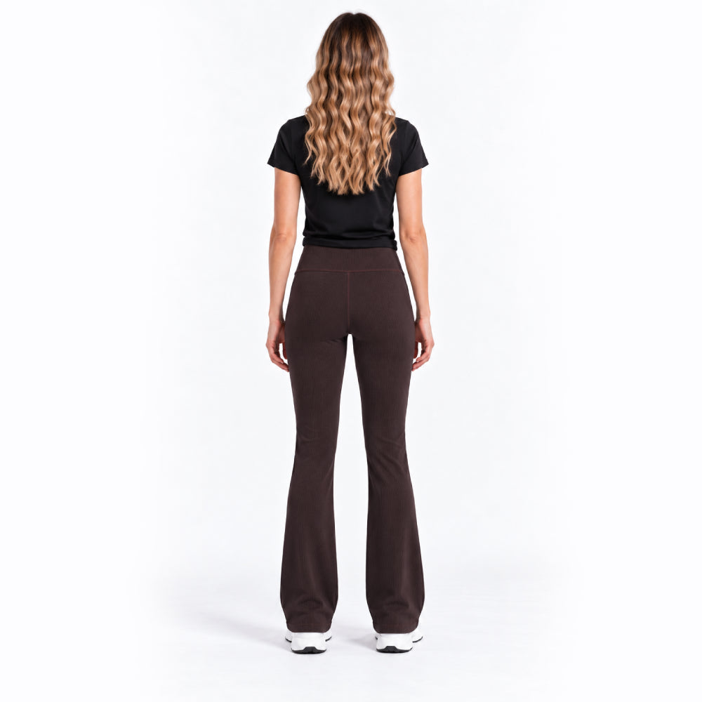 RIBBED YOGA PANTS