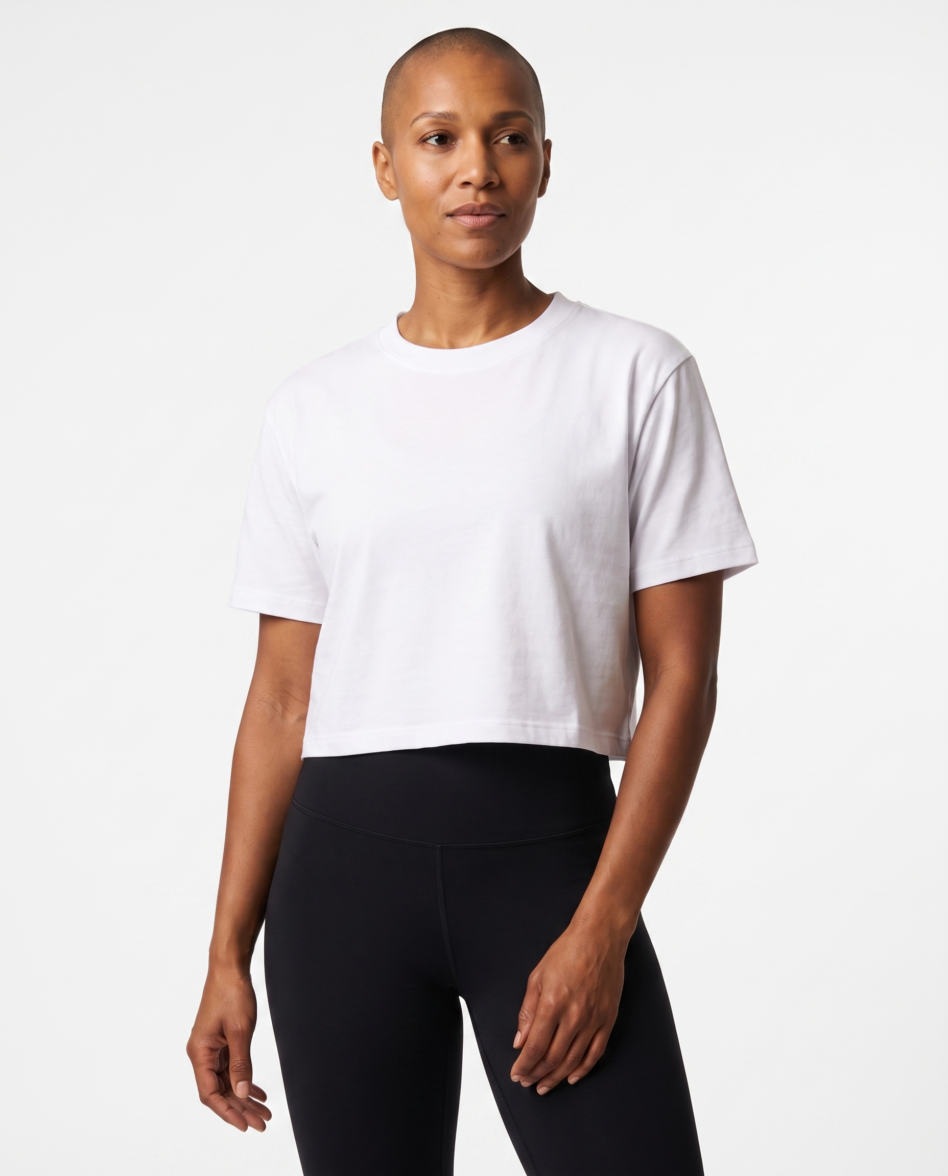 CROPPED BOXY TEE