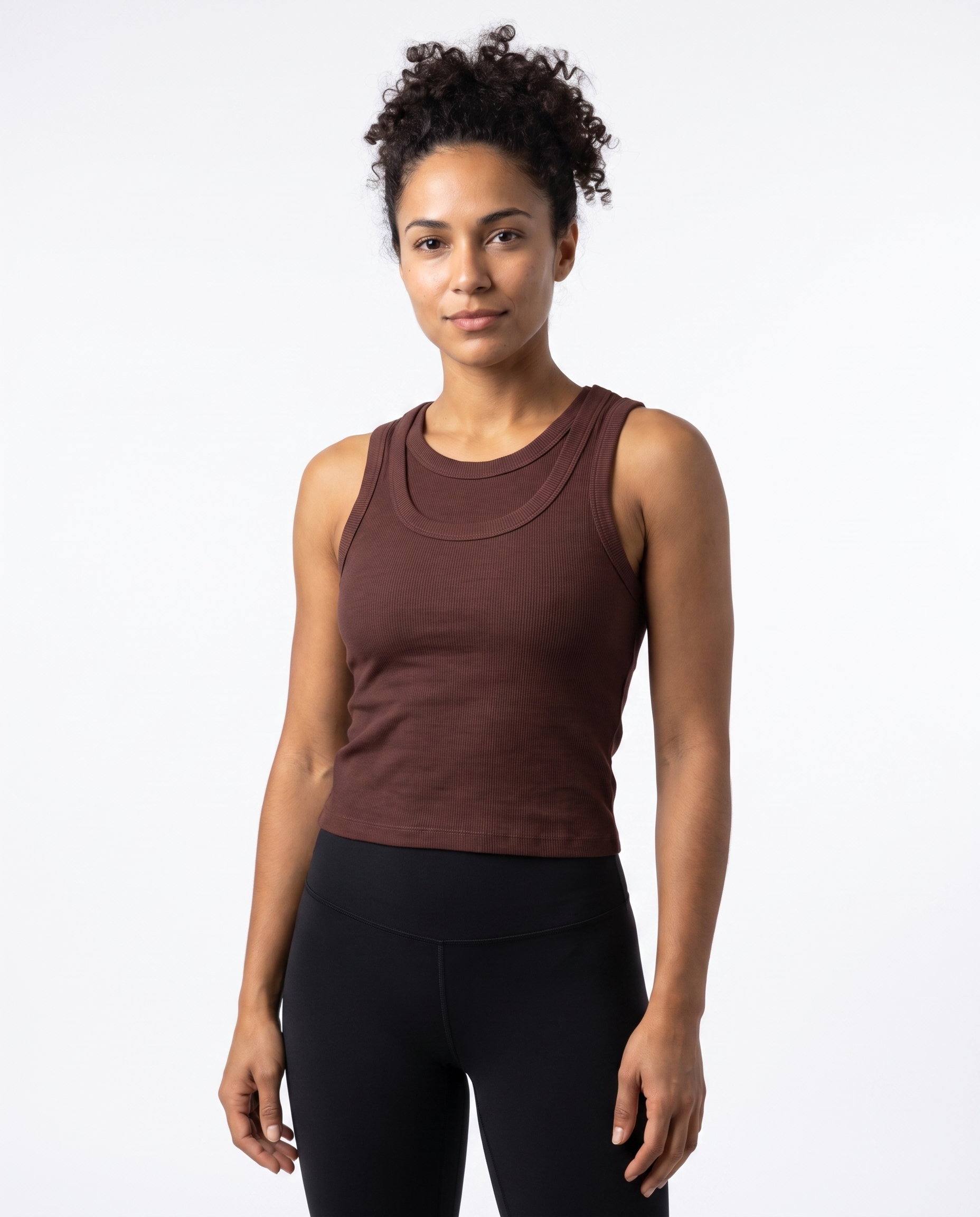 RIBBED LAYERED TANKTOP