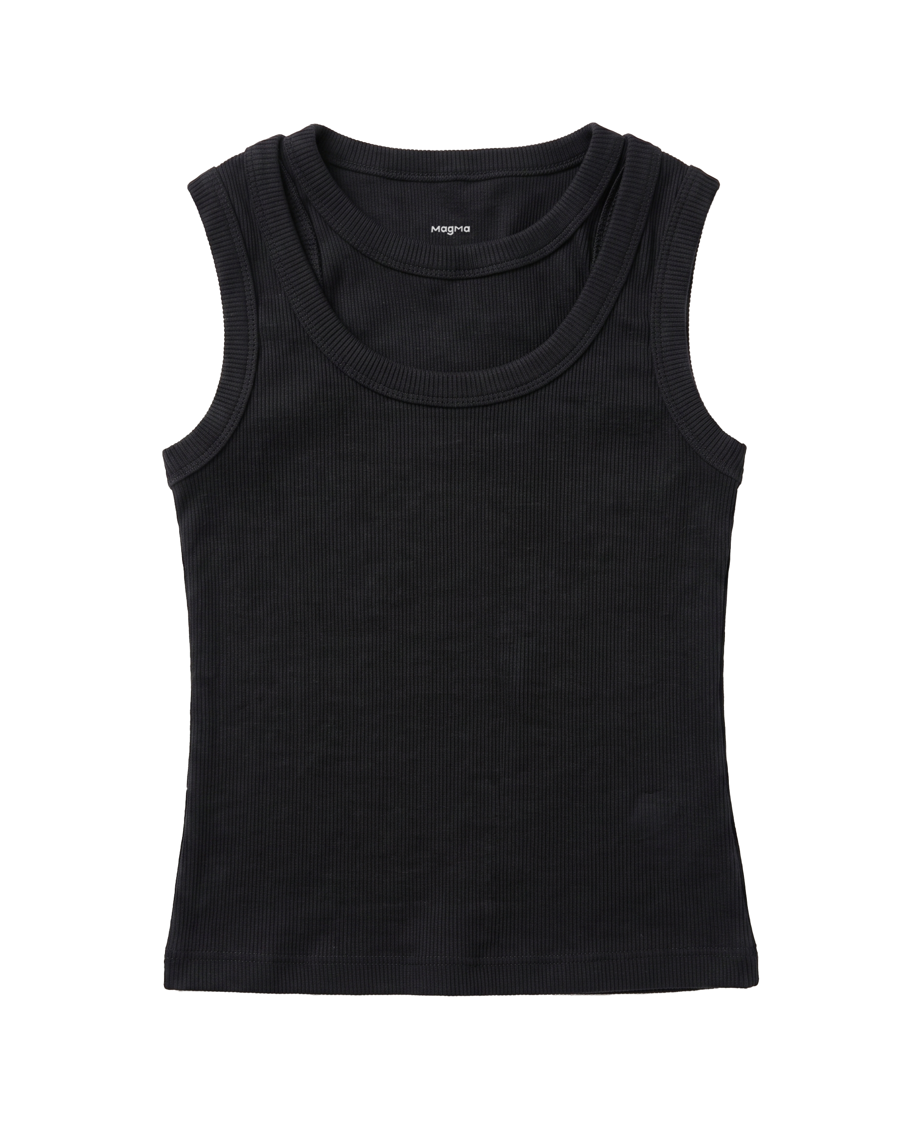 RIBBED LAYERED TANKTOP