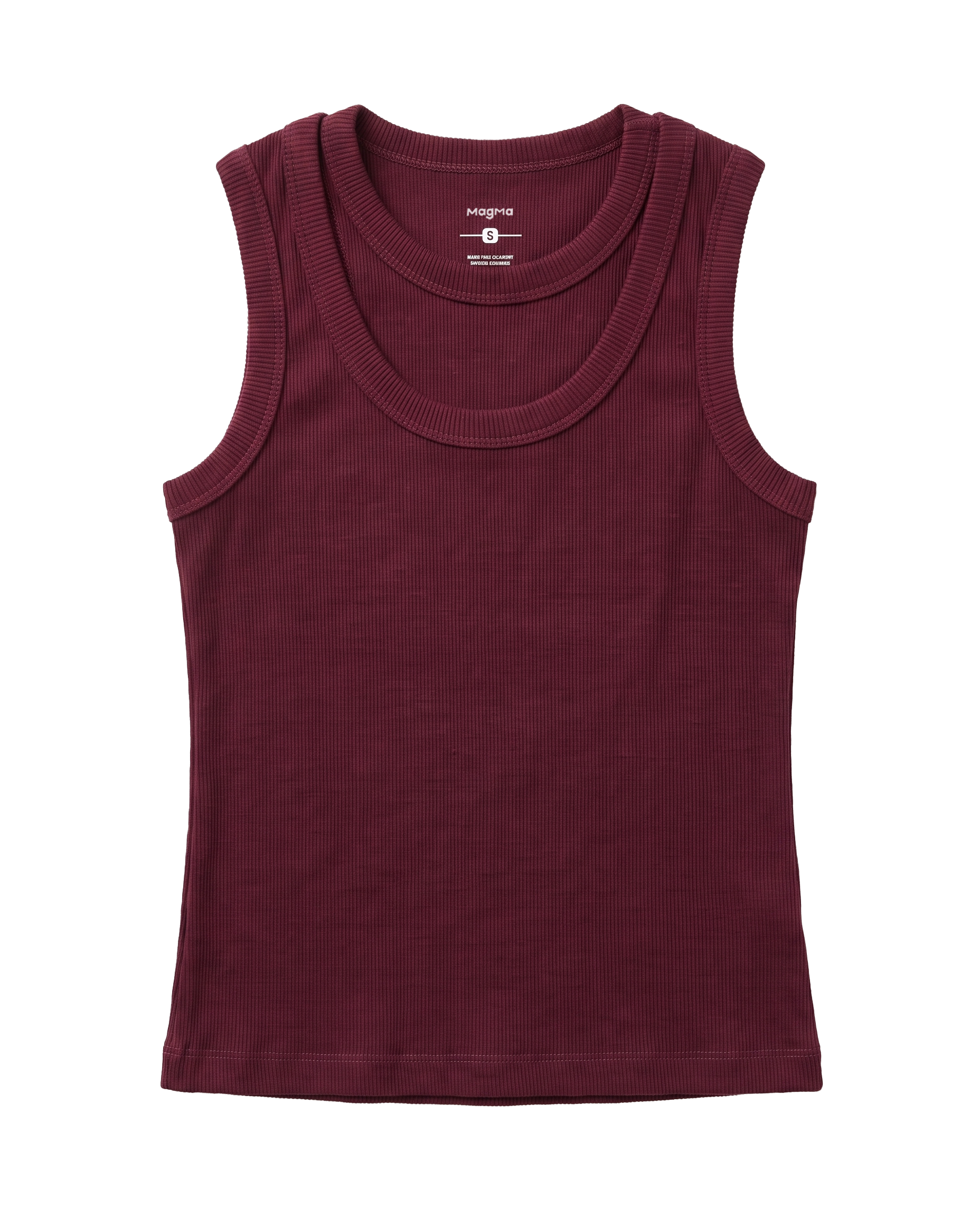 RIBBED LAYERED TANKTOP