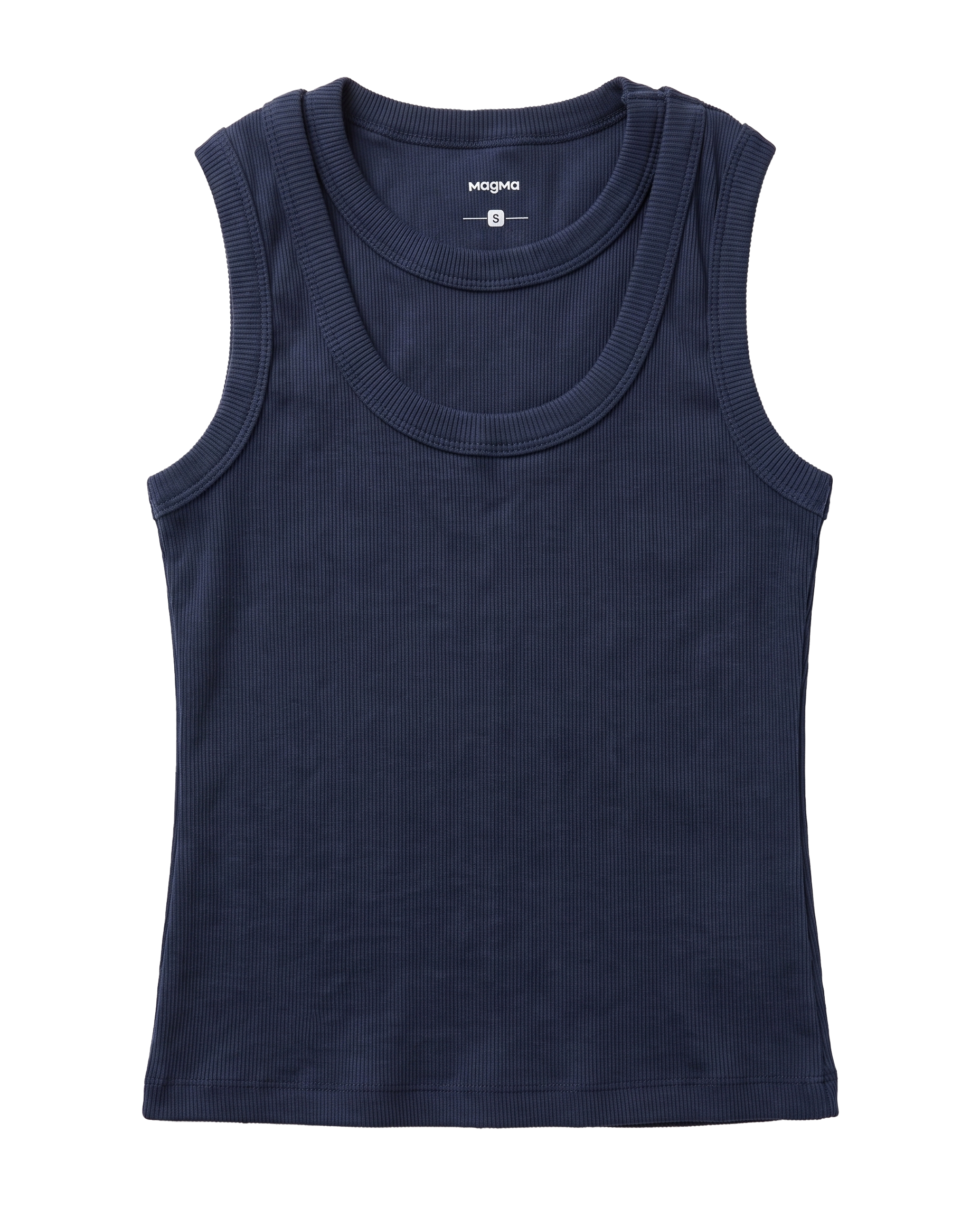 RIBBED LAYERED TANKTOP