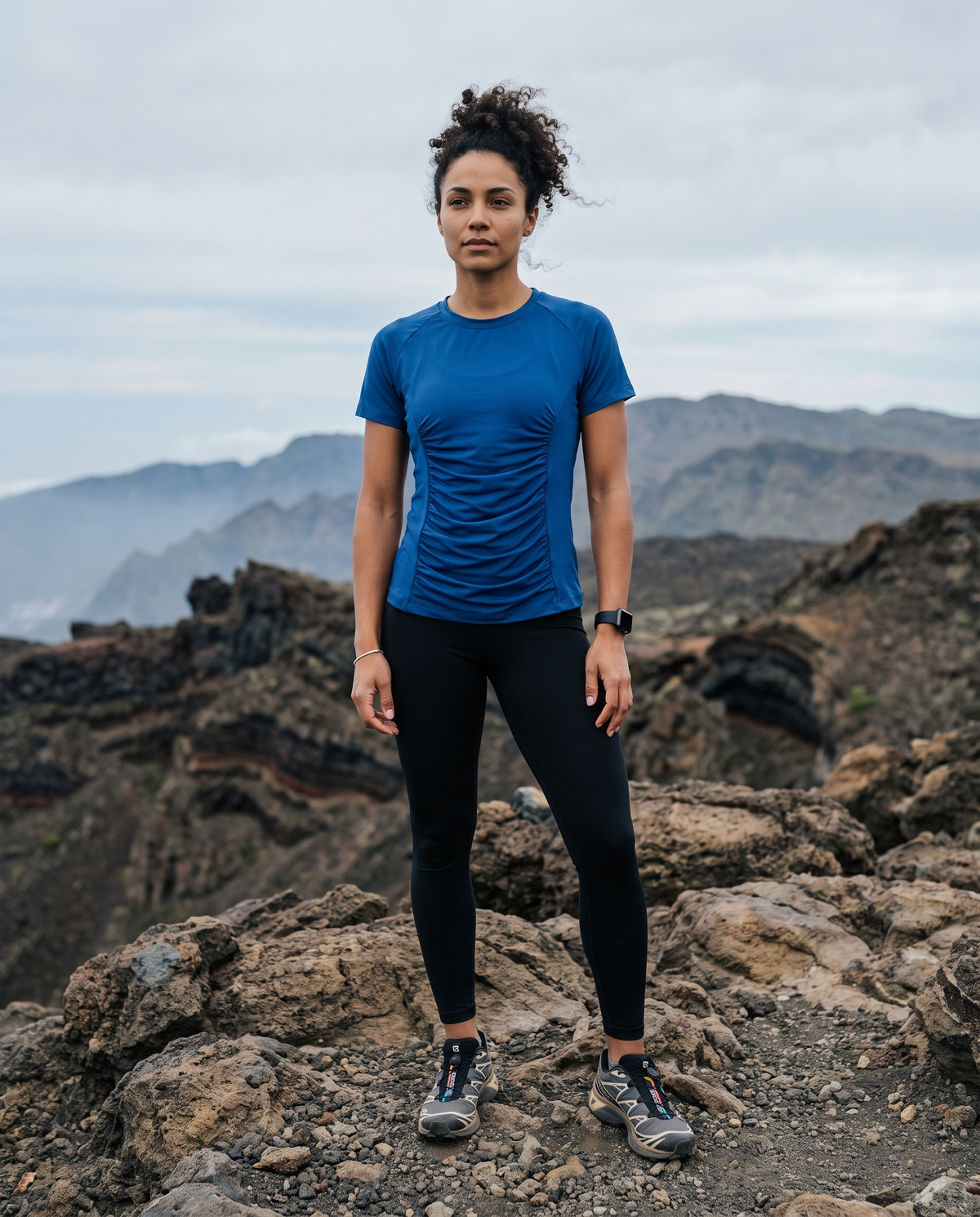 Contour Ruched Training Tee