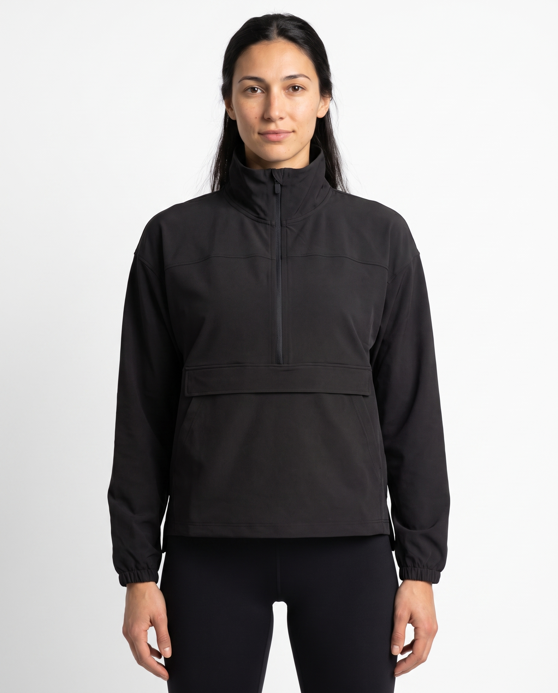 QUARTER ZIP WITH POCKETS