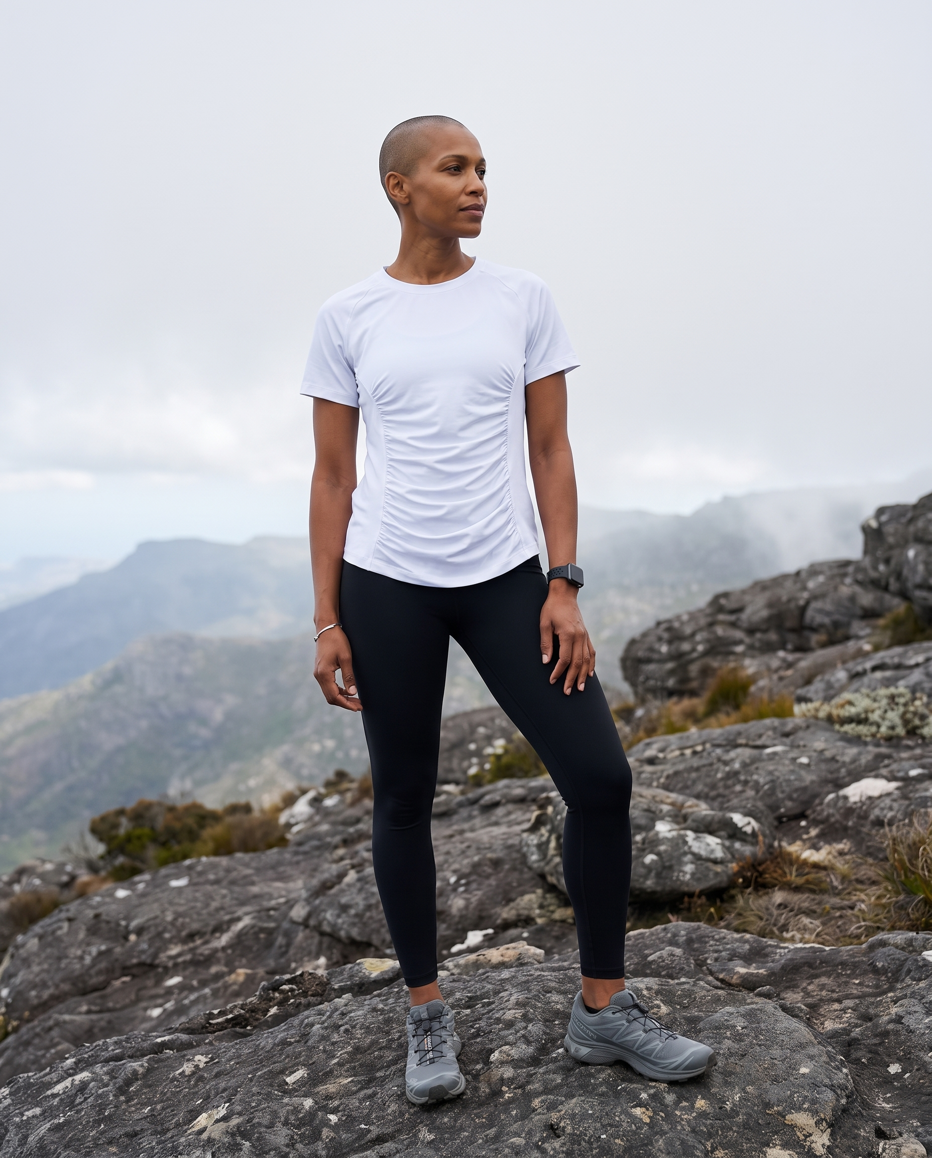 Contour Ruched Training Tee