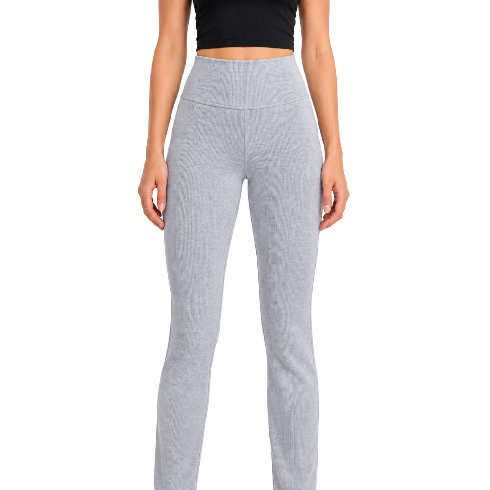 RIBBED YOGA PANTS