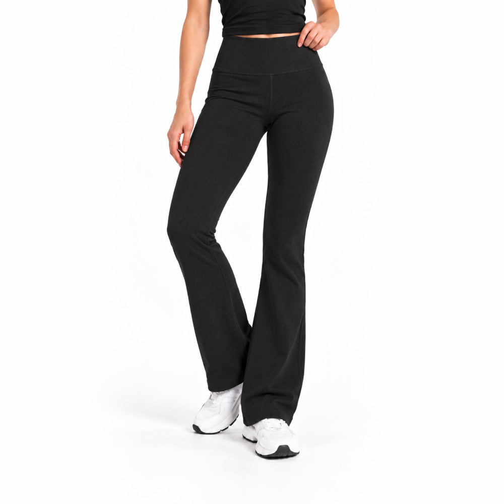 RIBBED YOGA PANTS
