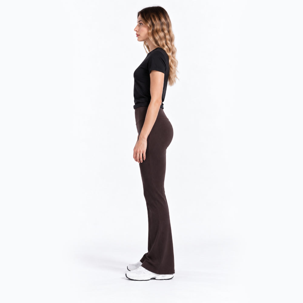 RIBBED YOGA PANTS
