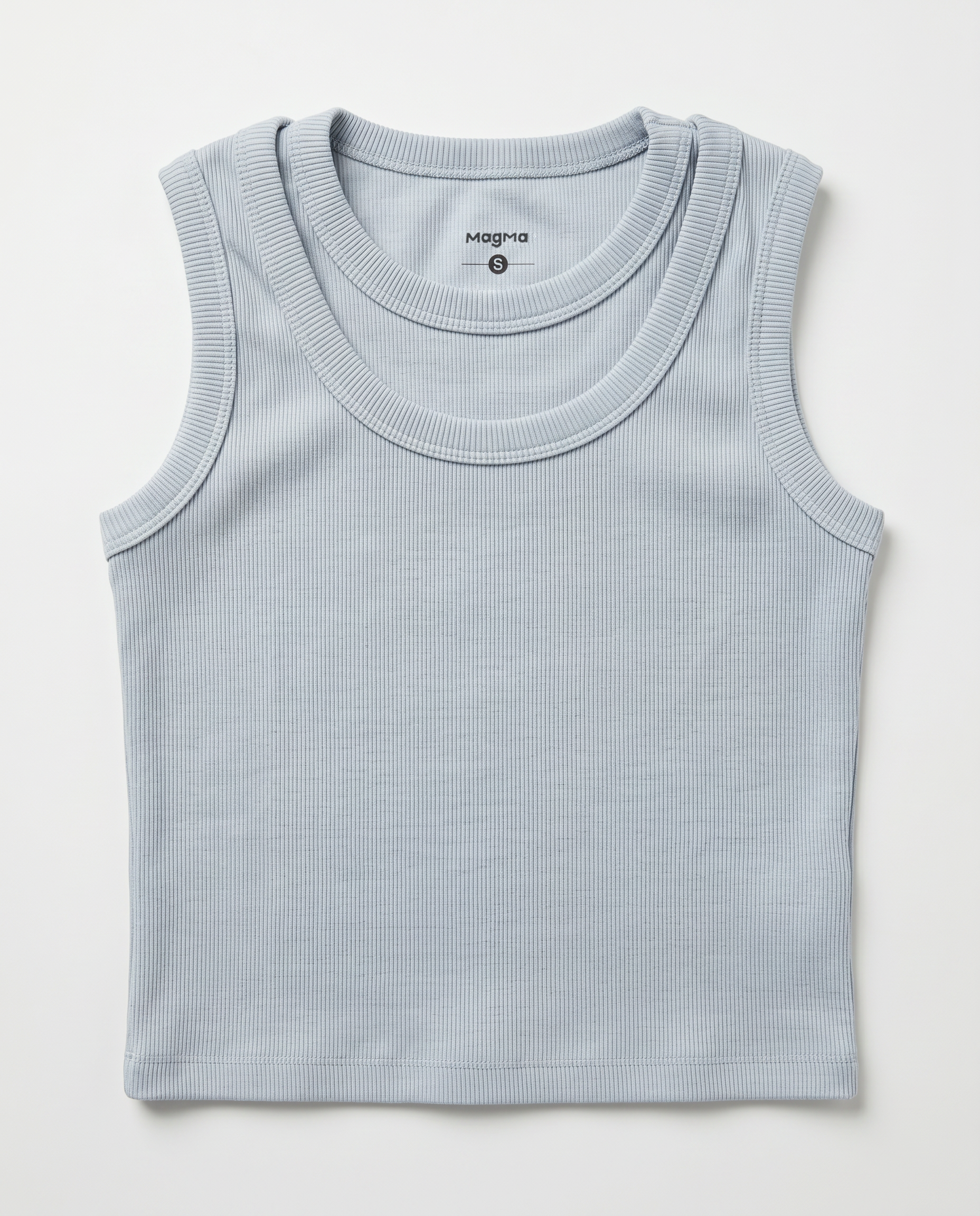 RIBBED LAYERED TANKTOP