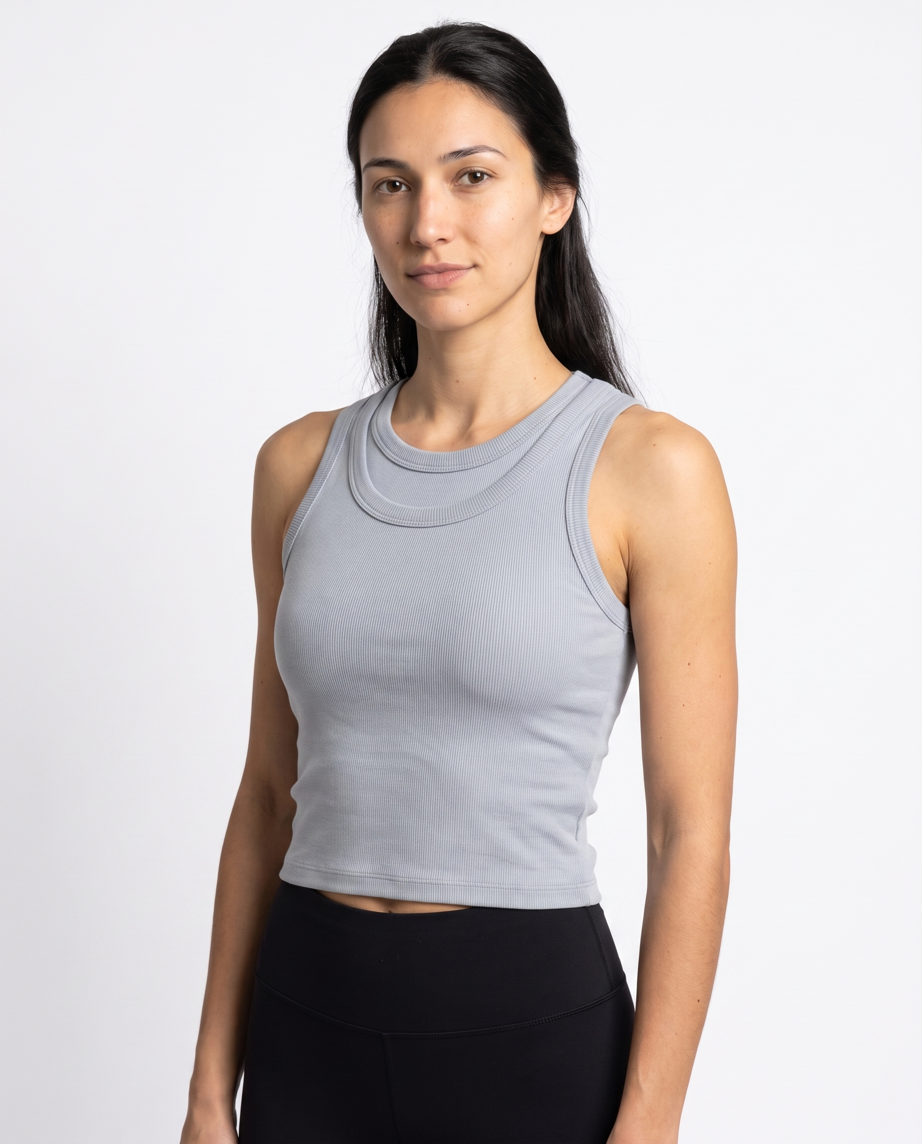 RIBBED LAYERED TANKTOP