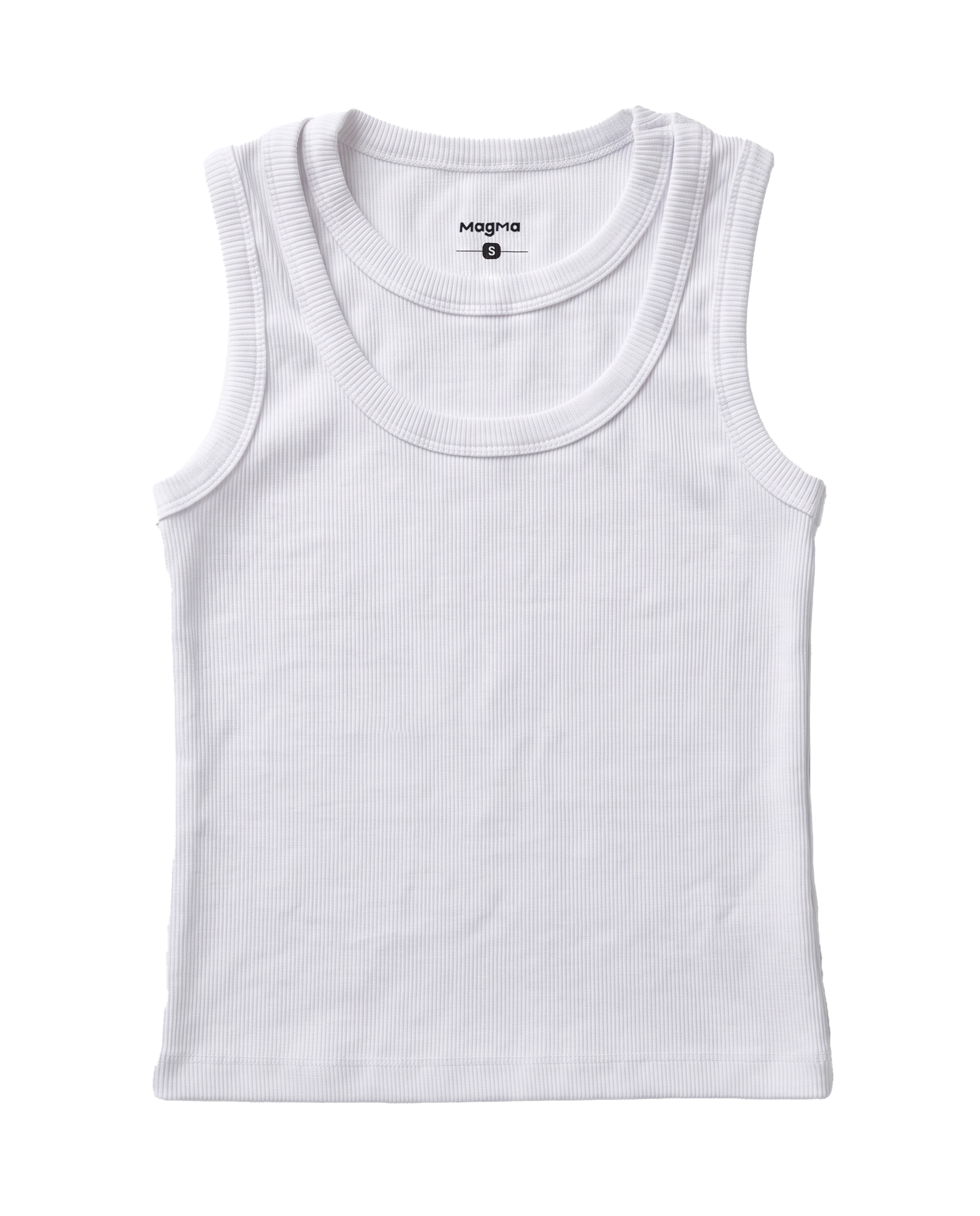 RIBBED LAYERED TANKTOP
