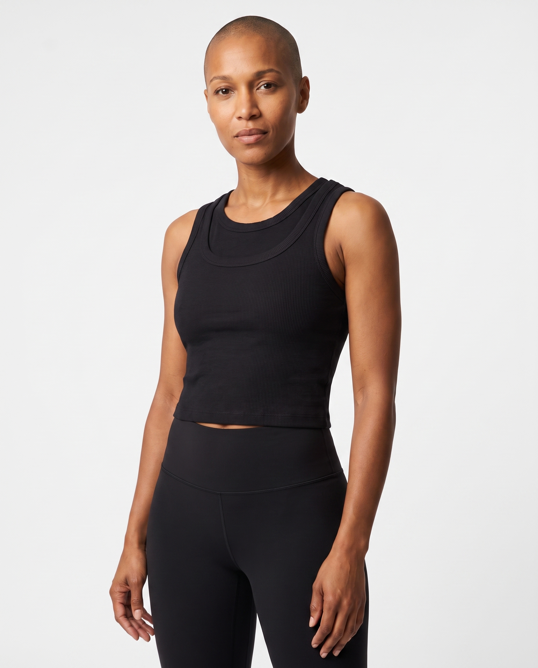 RIBBED LAYERED TANKTOP