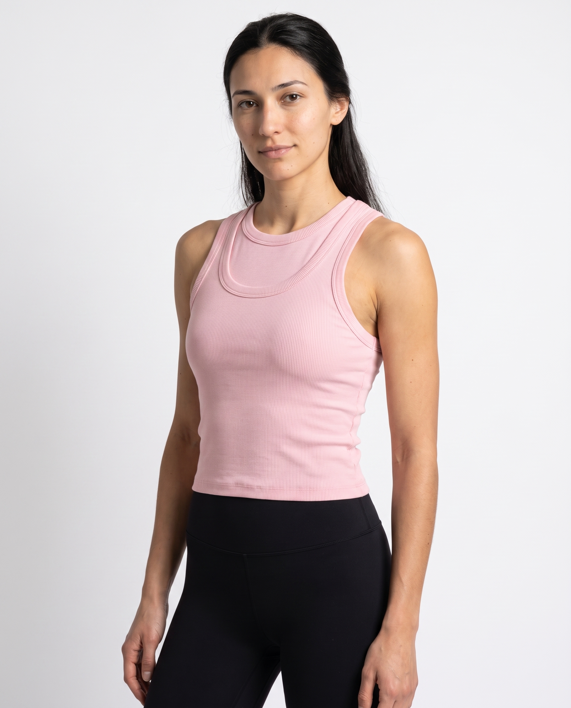 RIBBED LAYERED TANKTOP