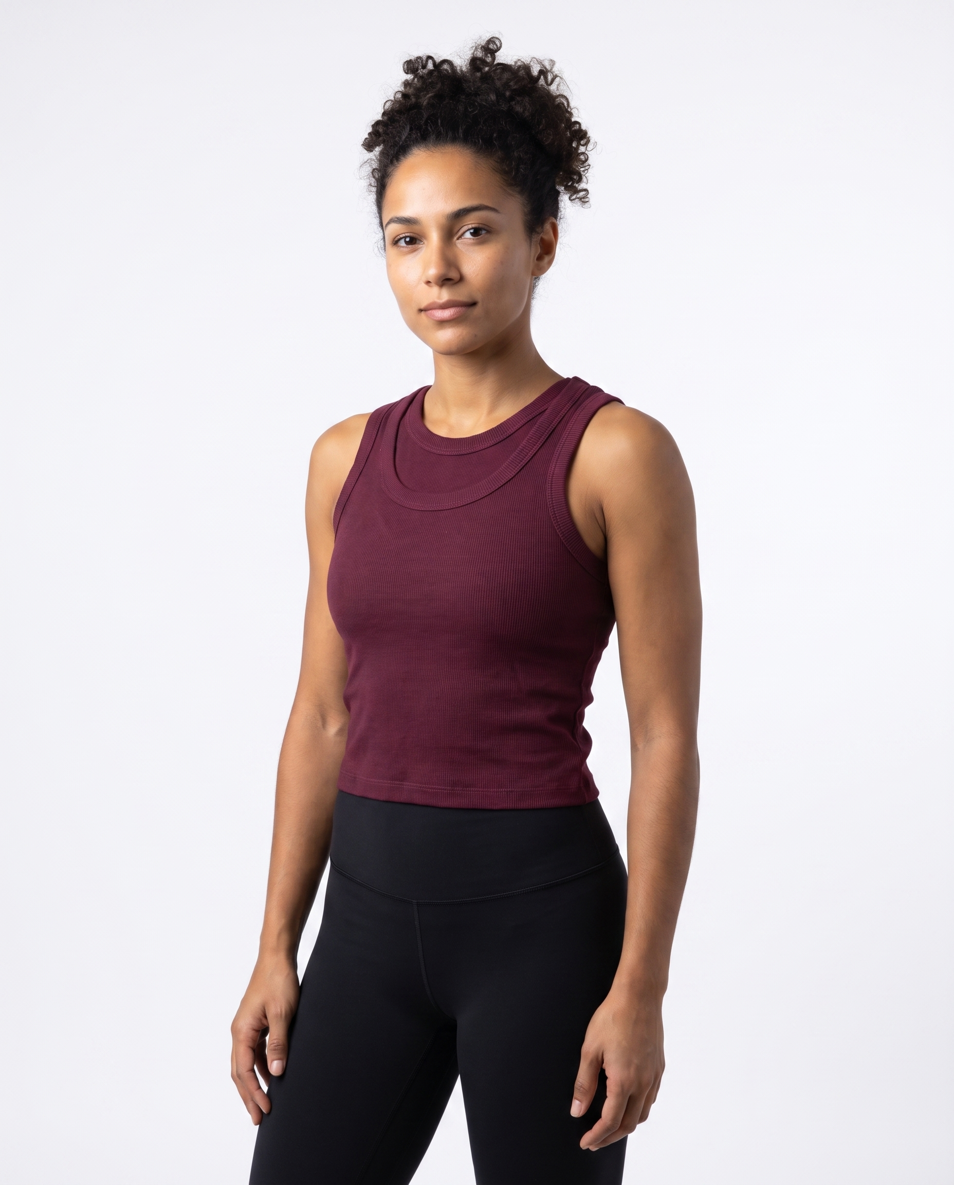 RIBBED LAYERED TANKTOP