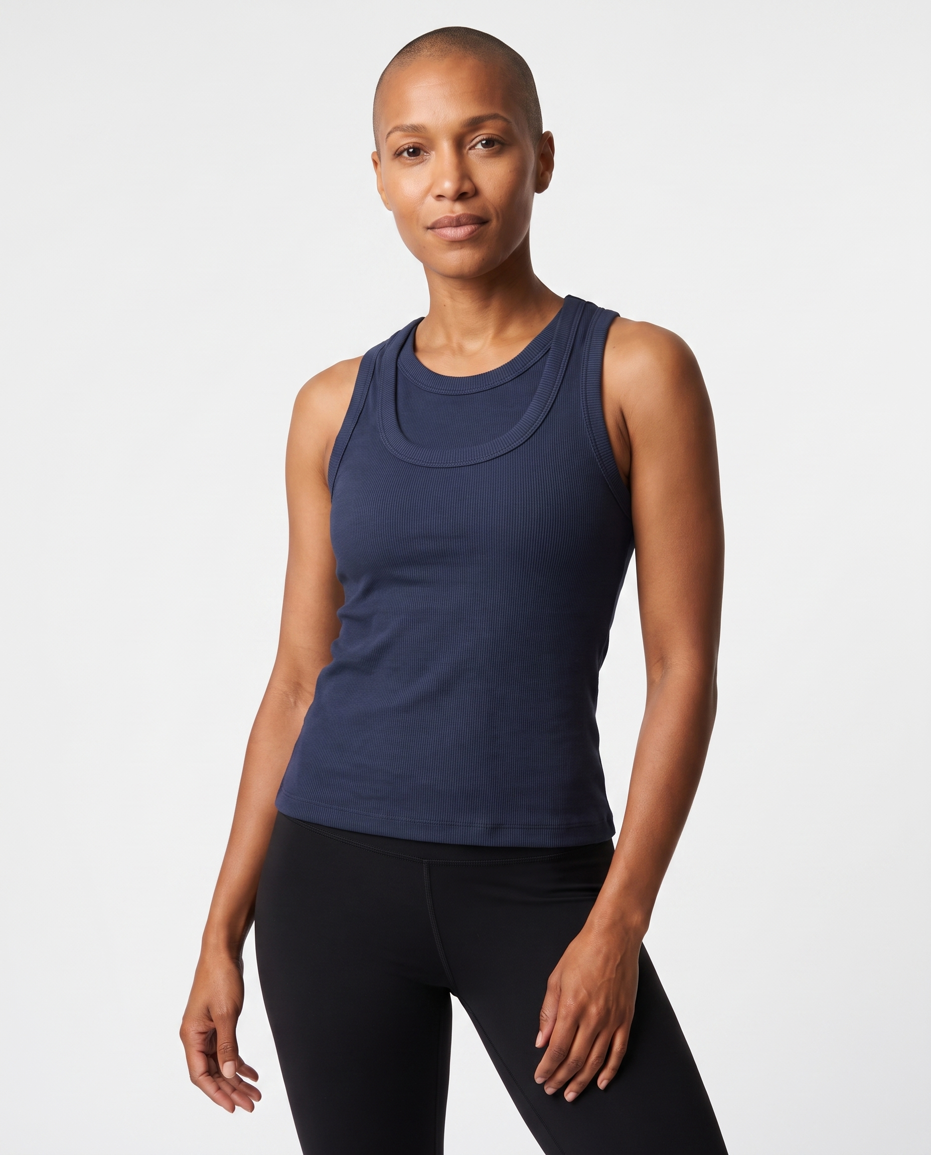 RIBBED LAYERED TANKTOP