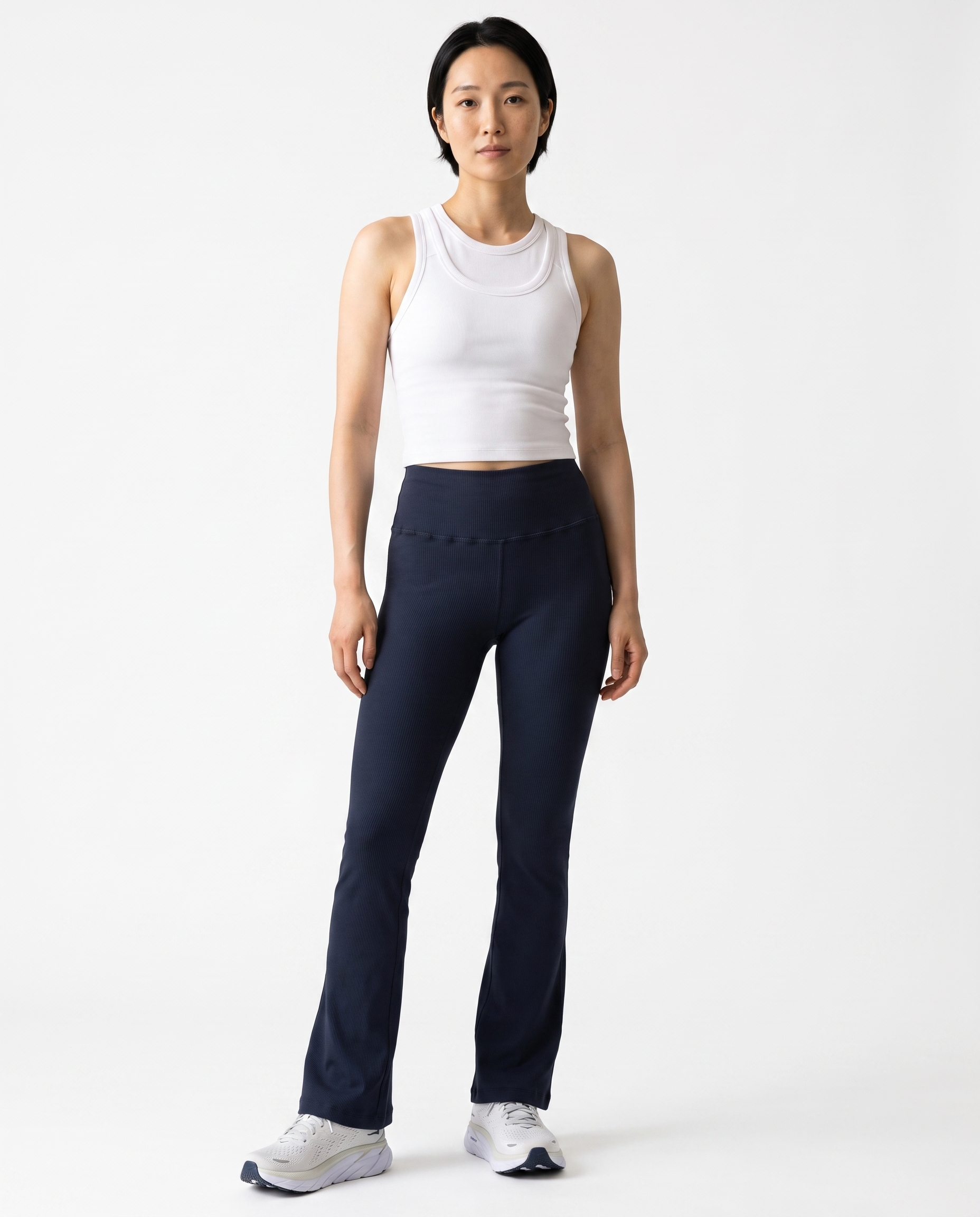 RIBBED YOGA PANTS