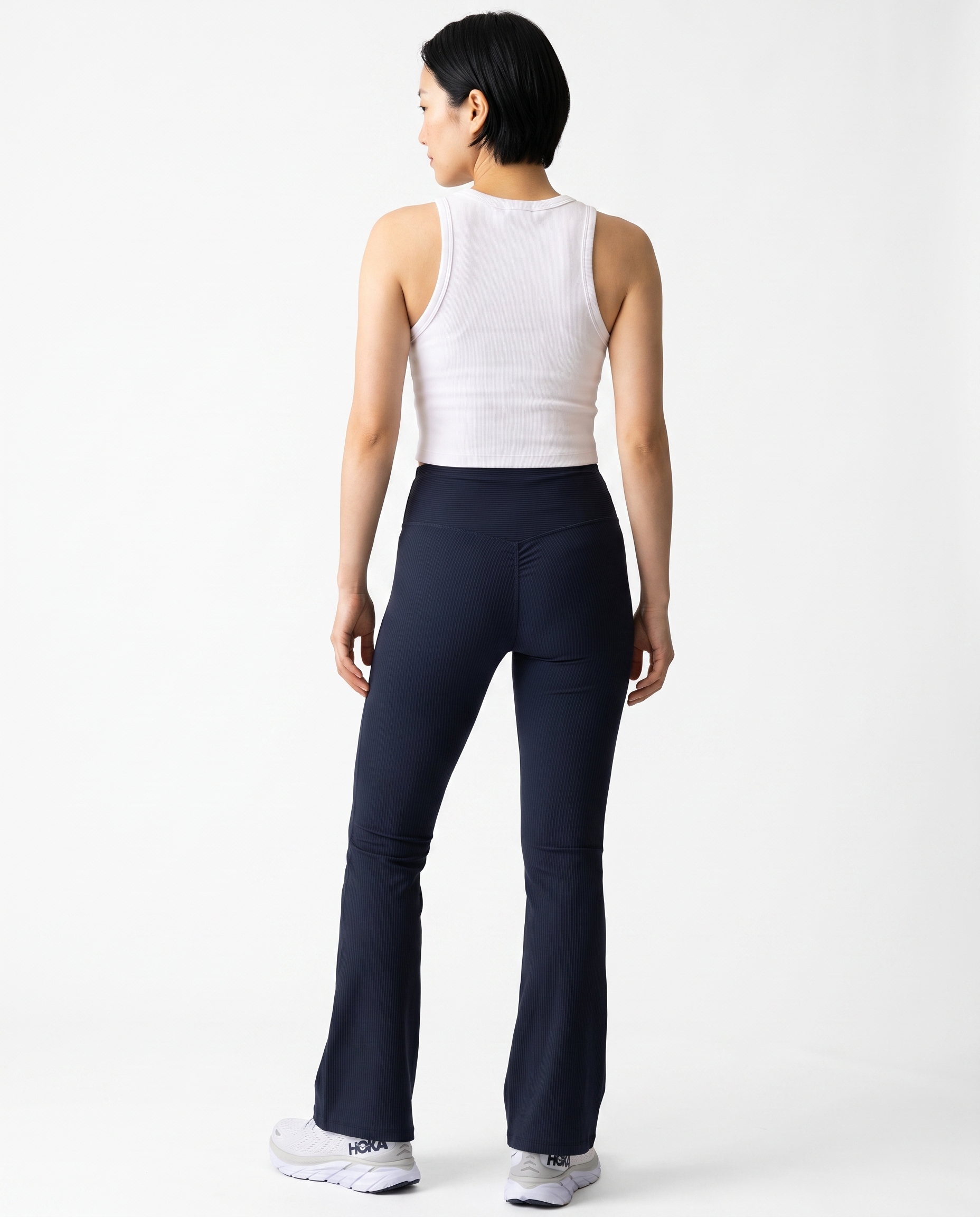 RIBBED YOGA PANTS