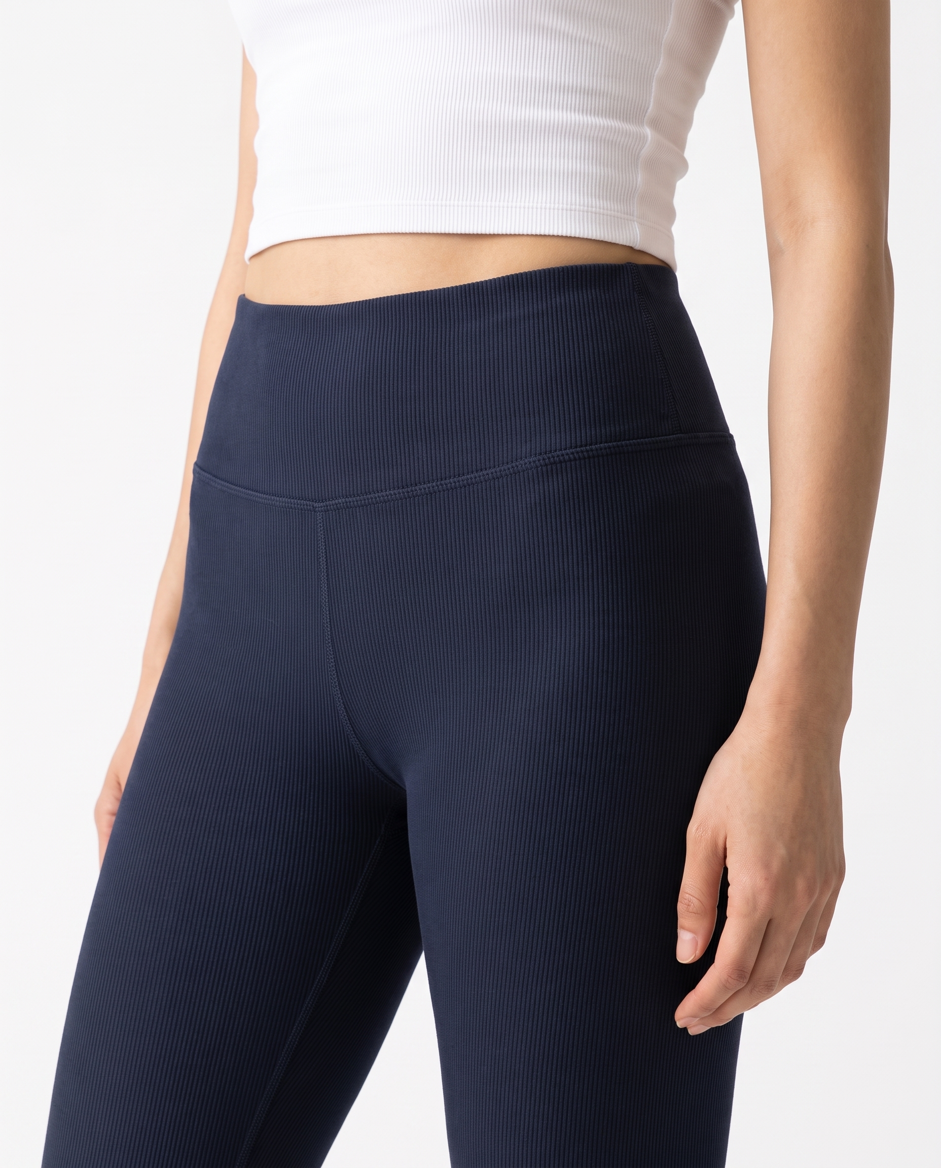RIBBED YOGA PANTS