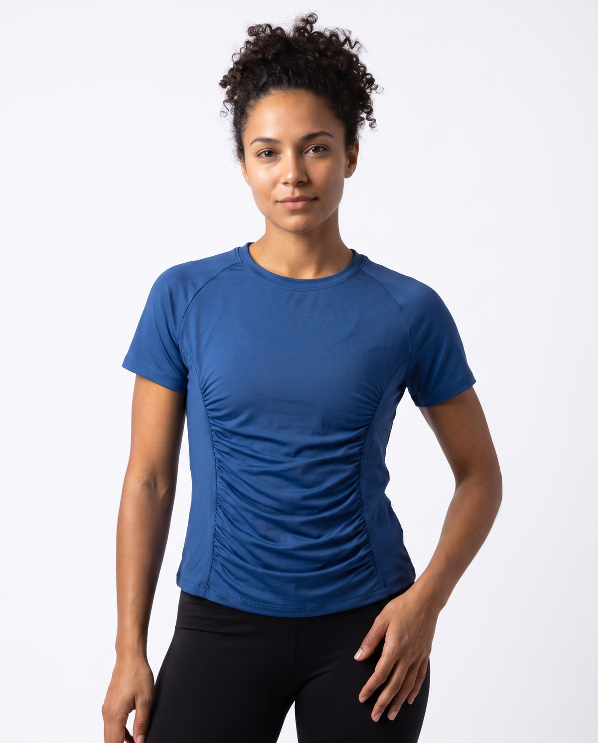 Contour Ruched Training Tee