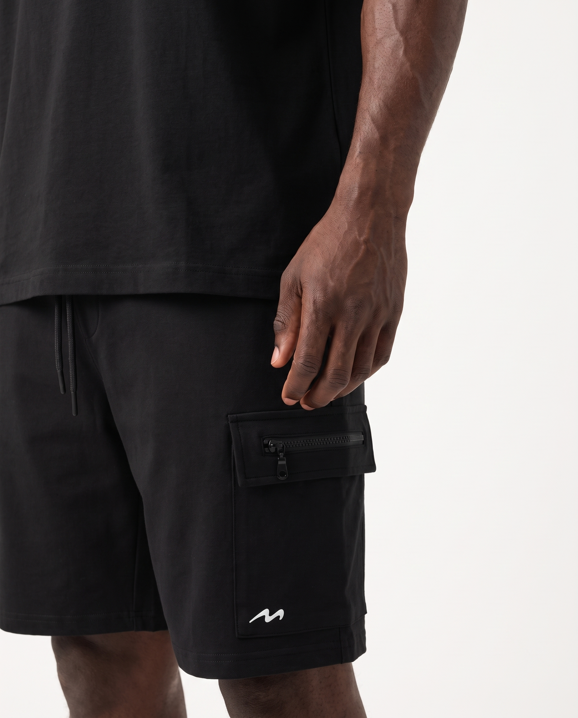 UtilityZip Cotton Shorts
