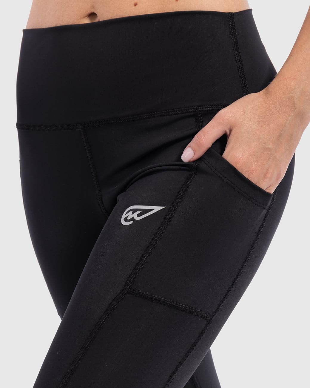 Solid Mid Rise Legging