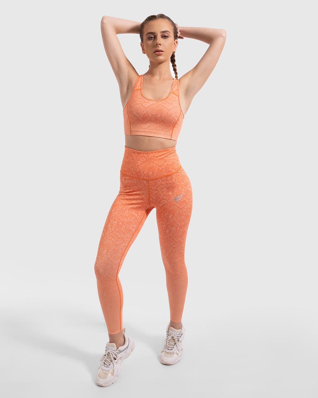 Snake Skin Padded Sports Bra