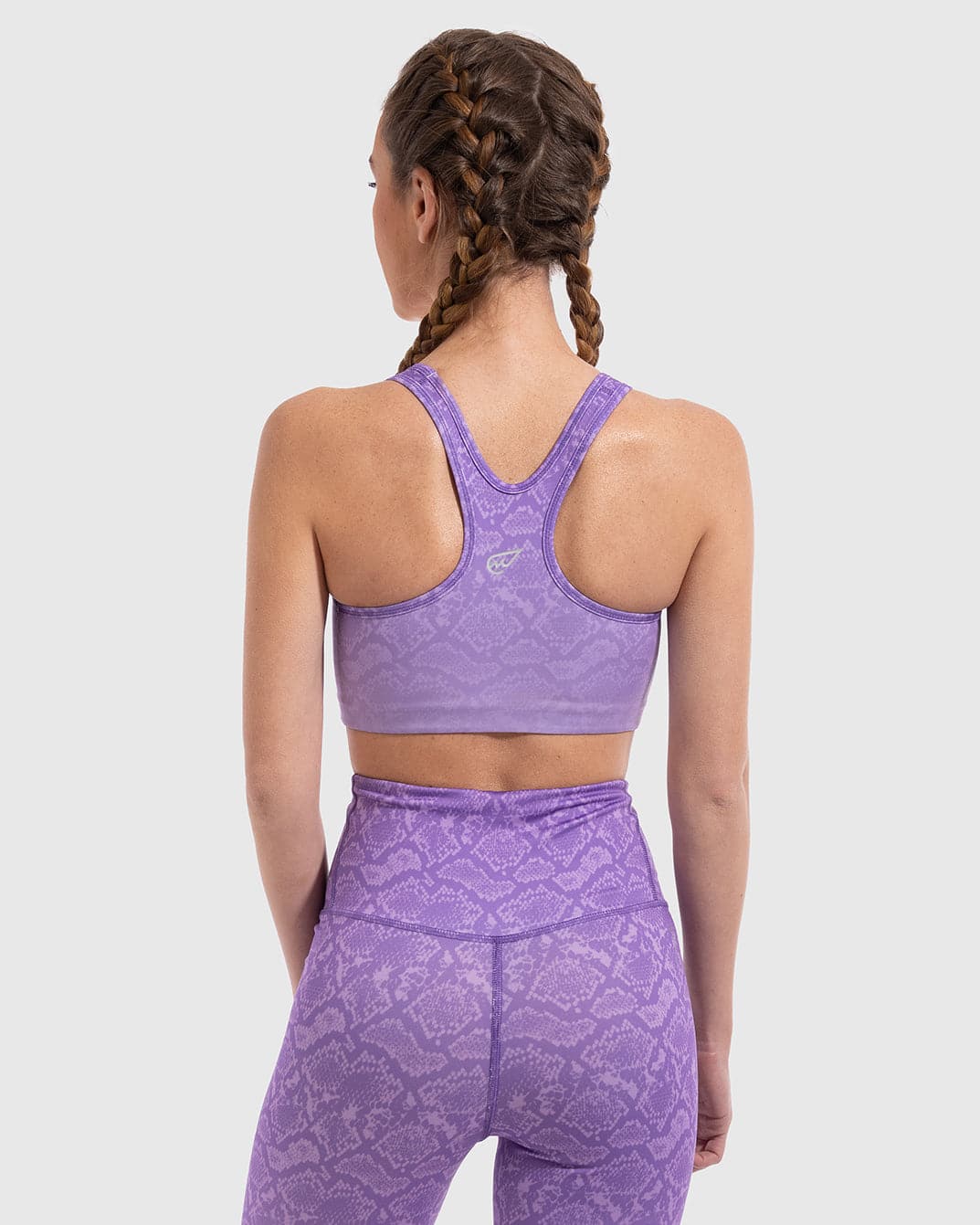 Snake Skin Padded Sports Bra