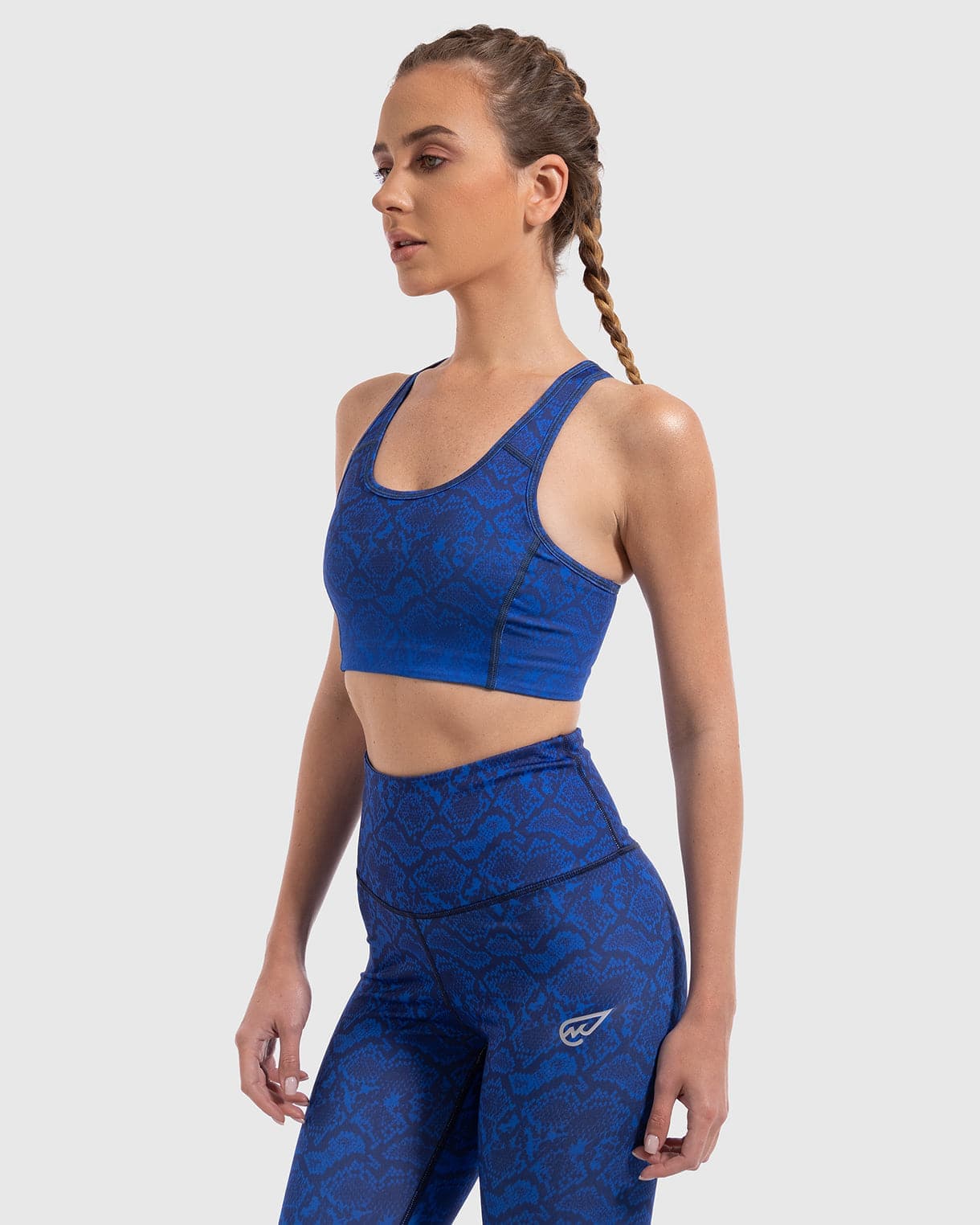 Snake Skin Padded Sports Bra